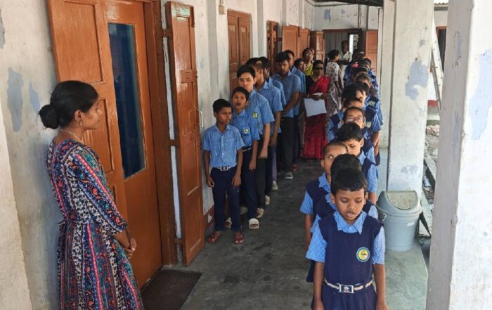 Das Haus der Barmherzigkeit für blinde Menschen in Indien
