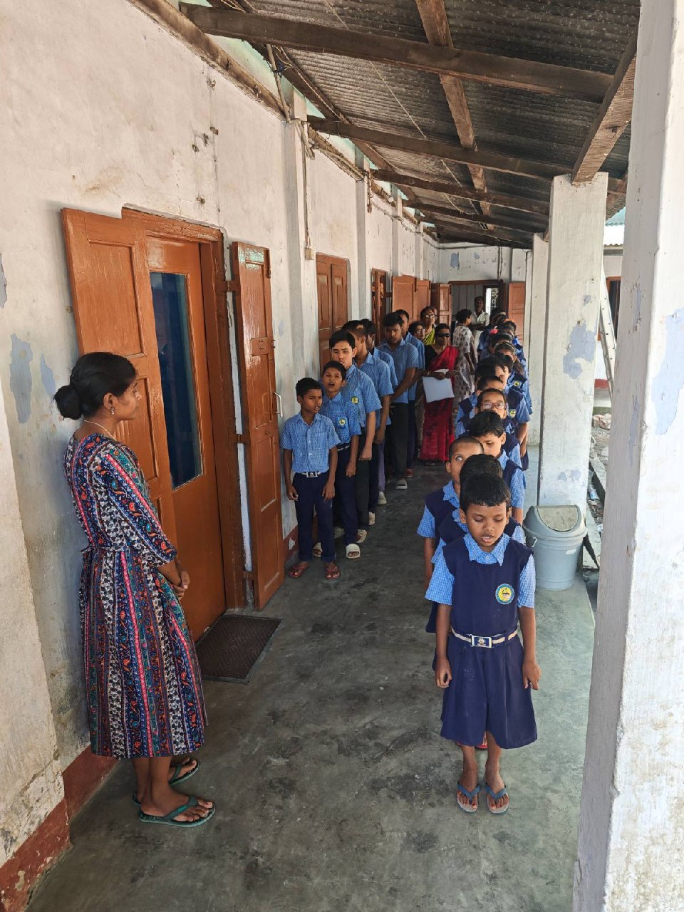 Das Haus der Barmherzigkeit für blinde Menschen in Indien